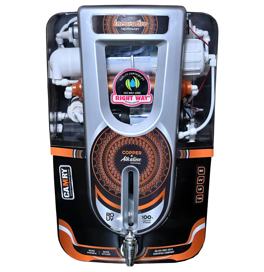 Mineral water container from Rightway Purifier – best water filter solution in Punjab for safe and healthy drinking water.