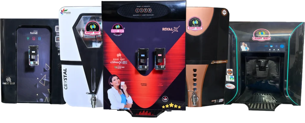 Modern water purifier system from Rightway Purifier, Ludhiana – showcasing advanced water filtration technology for clean and safe drinking water.